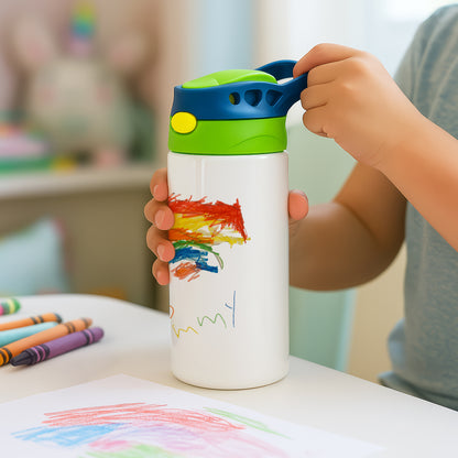 School Water Bottle Made From Your Children's Artwork