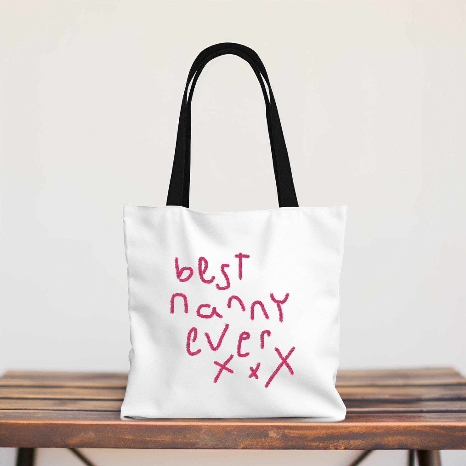 Tote Bag with Child's Handwriting Printed on Front | Little Heirloom