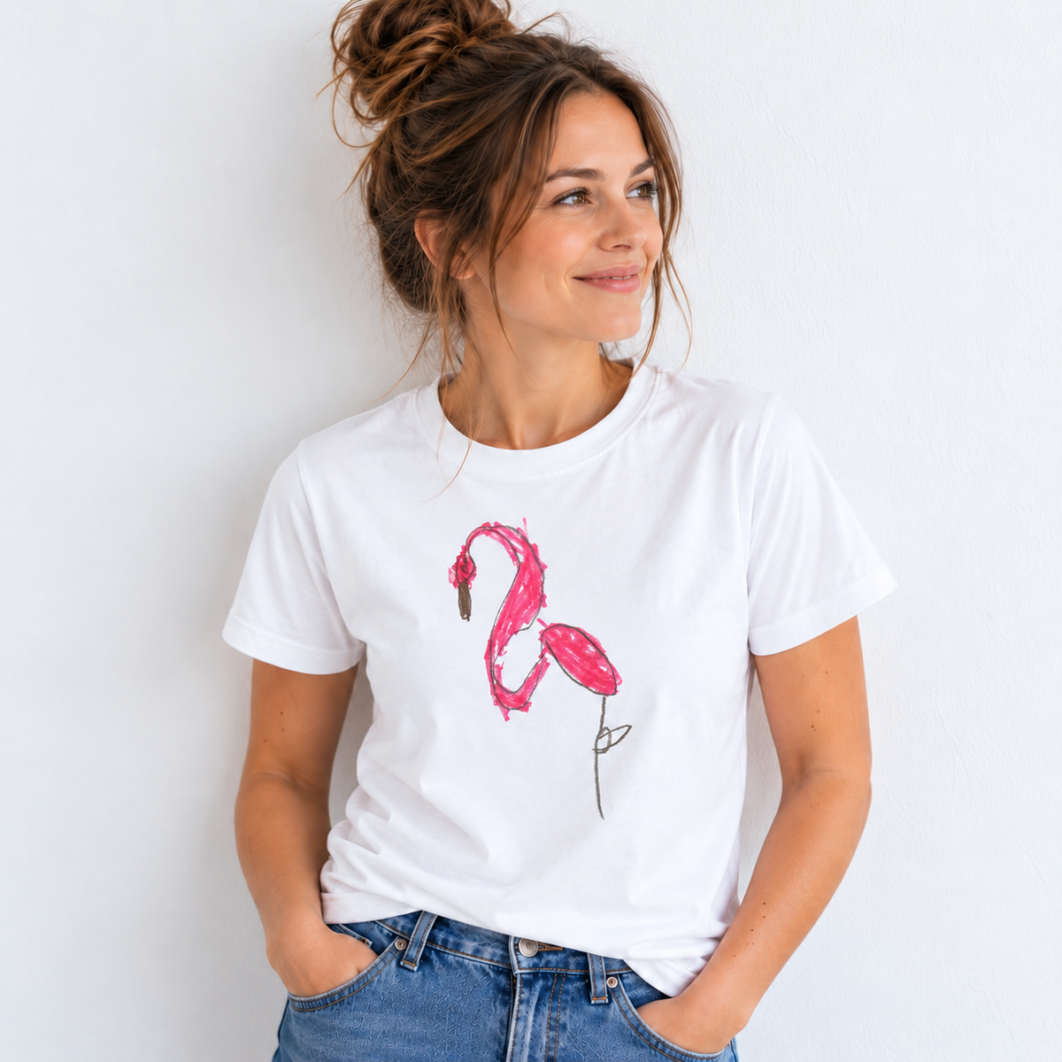 T-Shirt for Mums - Made From Children's Artwork