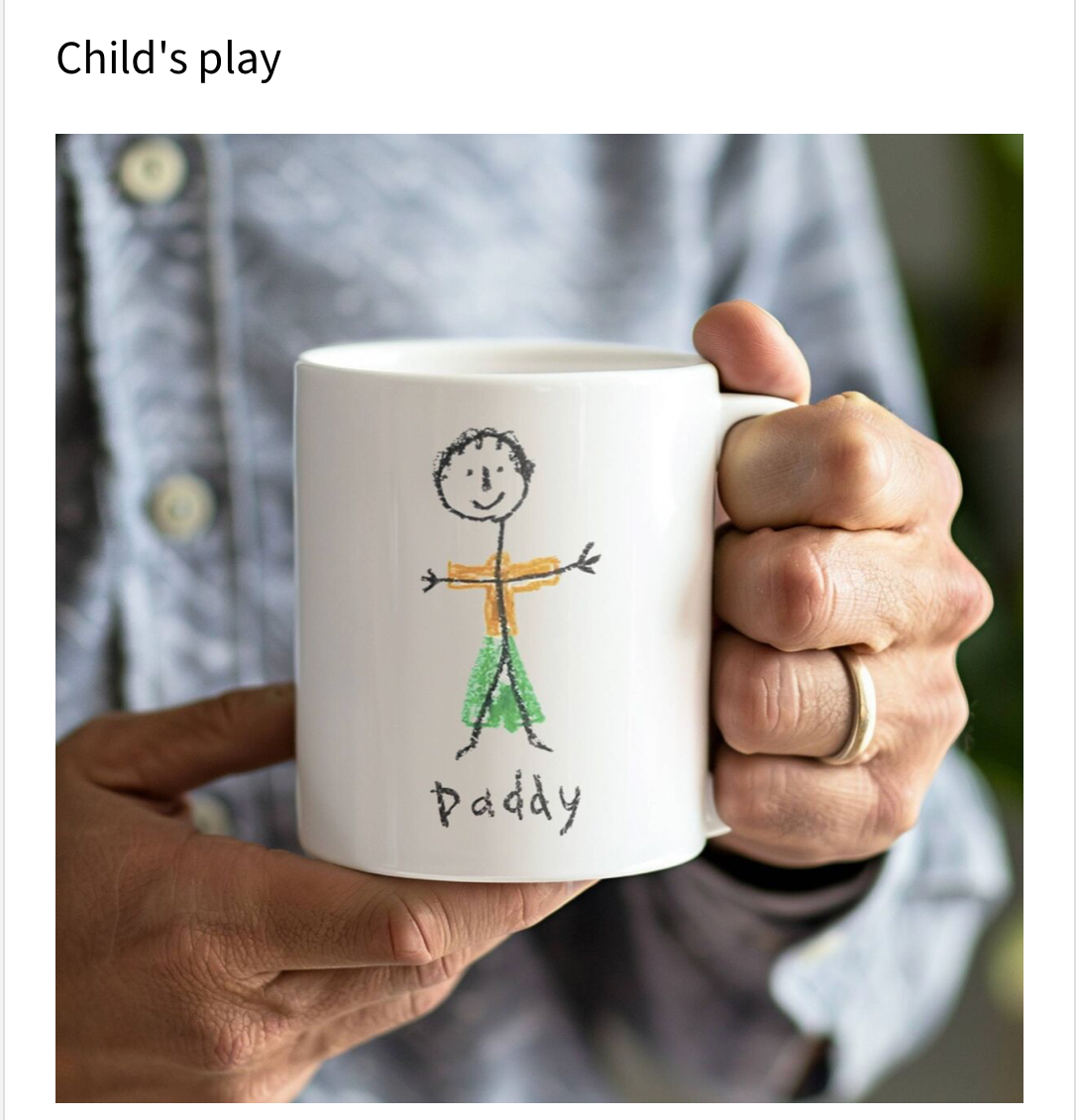 Child's Drawing on a Mug | Little Heirloom