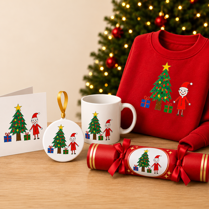 Child’s Artwork Christmas Crackers - Pack of 6 | School Fundraiser