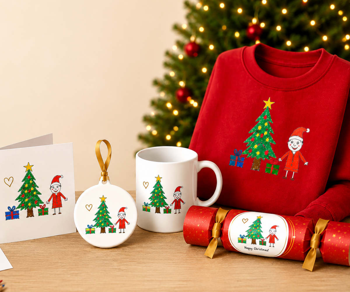 Christmas School Fundraising Collection | Childs Drawing Gifts | Little Heirloom