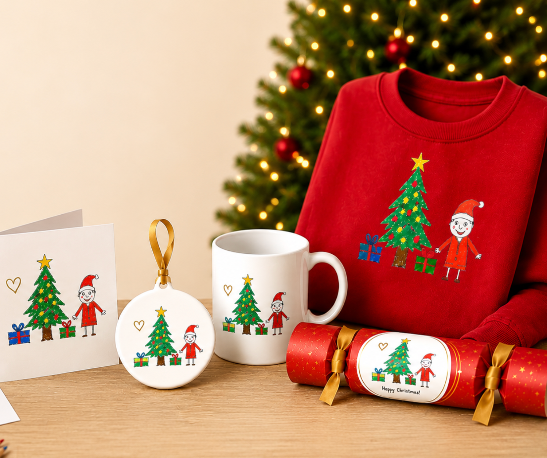 Christmas School Fundraising Collection | Childs Drawing Gifts | Little Heirloom