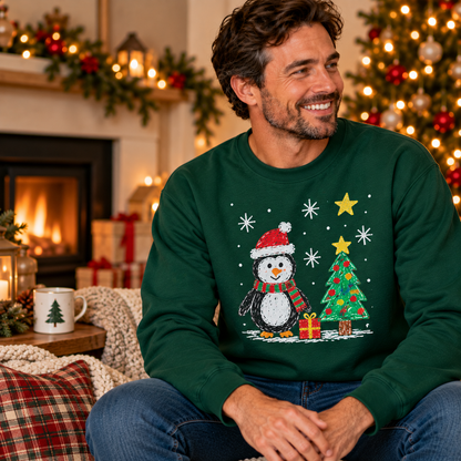 Dad's Christmas Jumper Made From His Child’s Artwork