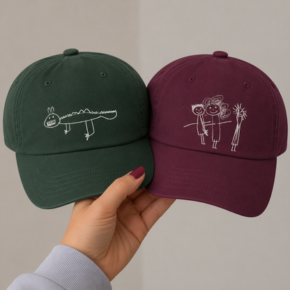 Caps for Mums - Made From Children's Artwork
