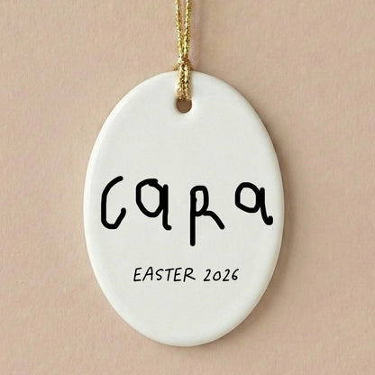 Easter Tree Decoration Made From Your Children's Artwork