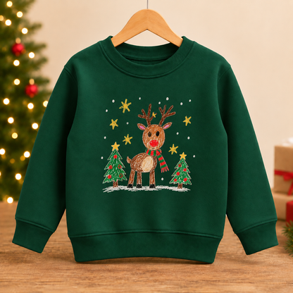 Kids Christmas Jumper Made From Their Own Artwork