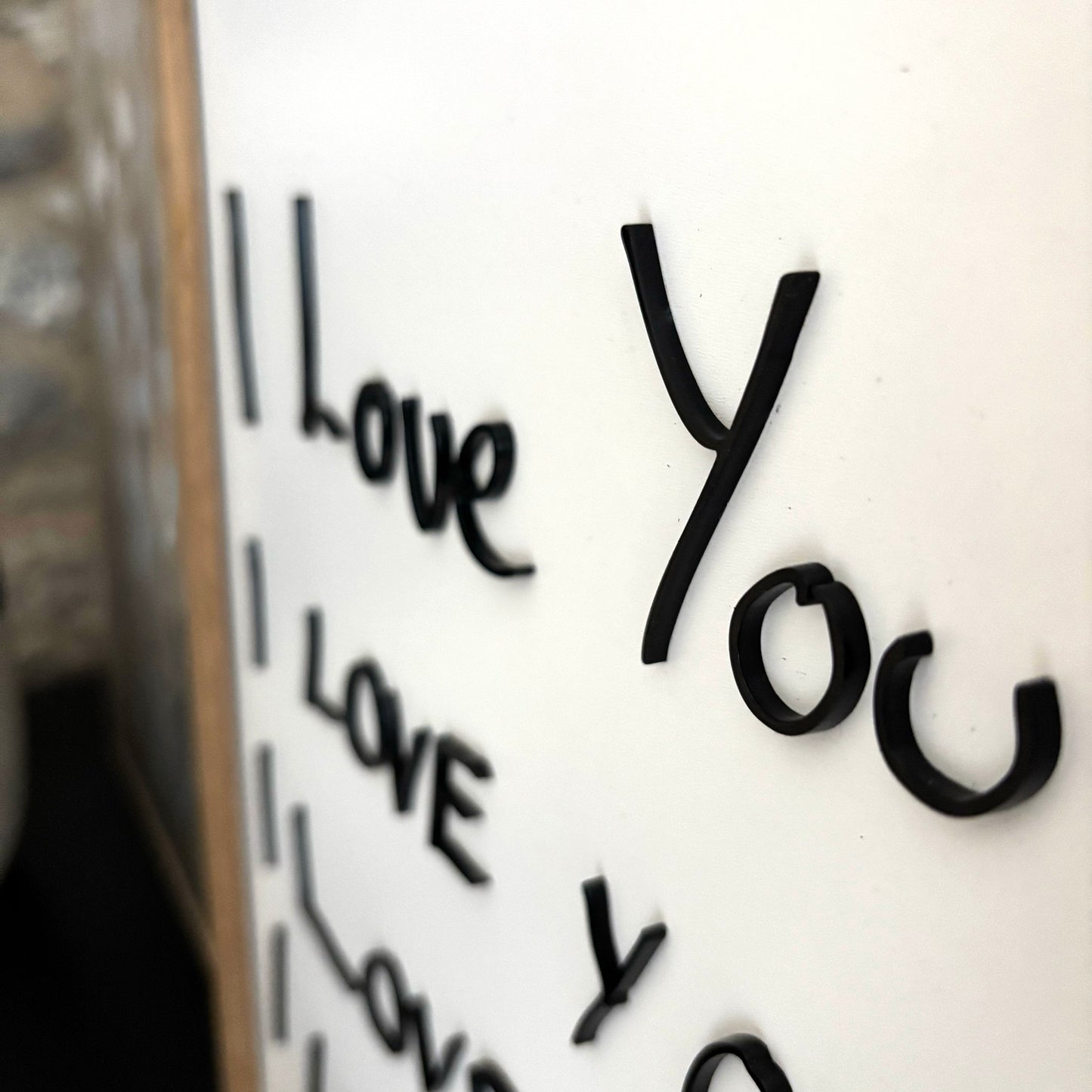 I LOVE YOU HANDWRITTEN WALL ART | LITTLE HEIRLOOM