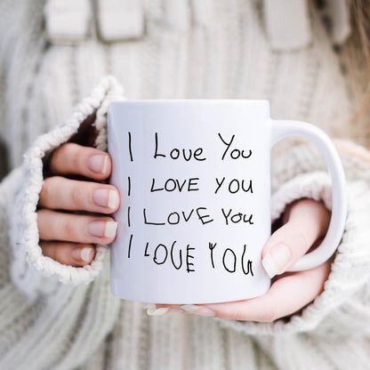 I Love You Mug | Family  Handwriting | Little Heirloom