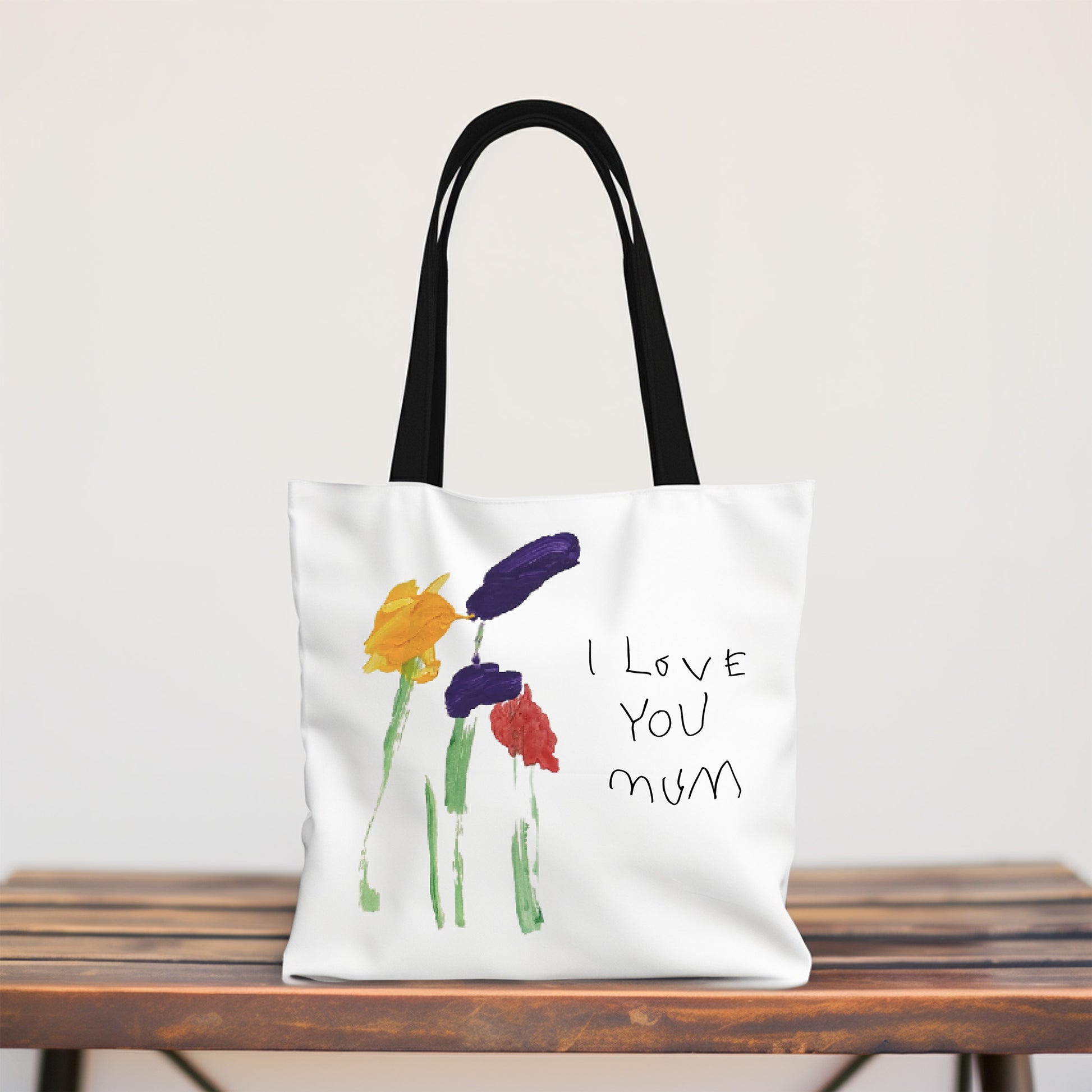 Canvas Tote Bag printed with your Child's Painting or Drawing | Little Heirloom 