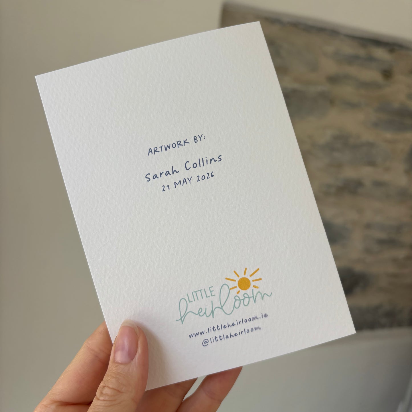 Greeting Card made from child's drawing | Little Heirloom