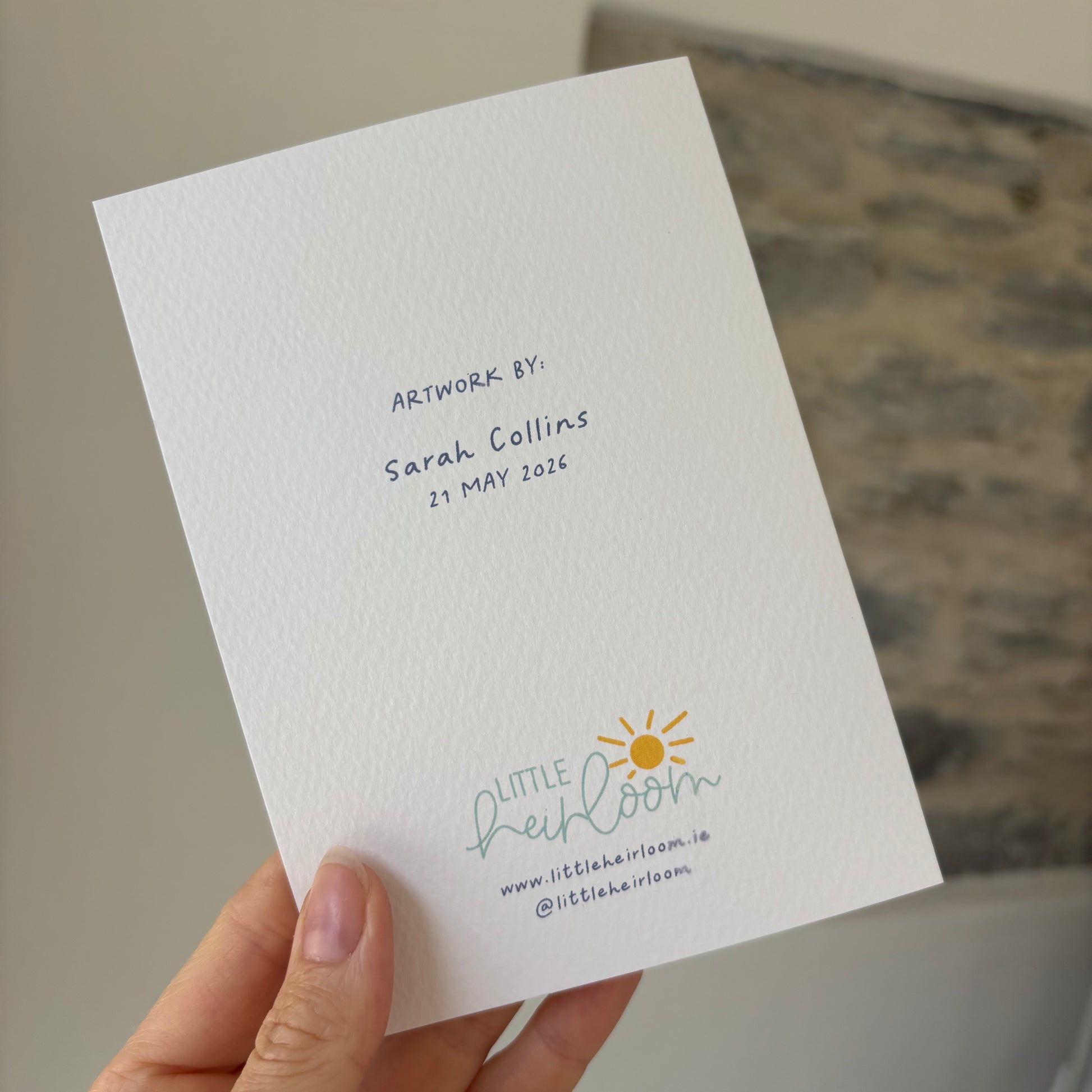 Greeting Card made from child's drawing | Little Heirloom