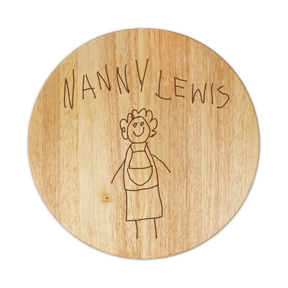 Lazy Susan Engraved with Children’s Artwork