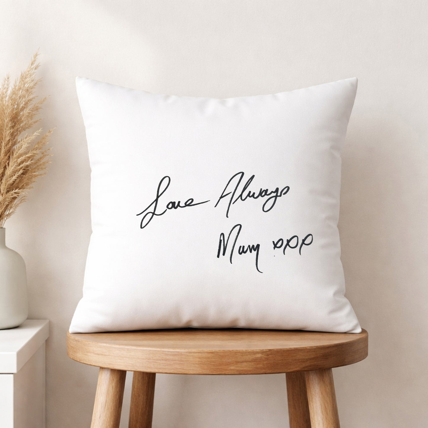 Cushion Made From Your Loved One's Handwriting