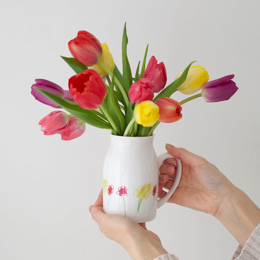 Vase with Child's Drawing | Gifts for Mothers Day | Little Heirloom