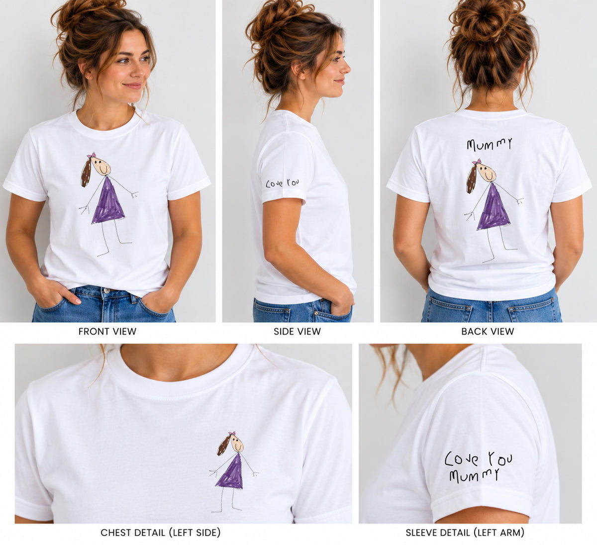 T-Shirt for Mums - Made From Children's Artwork