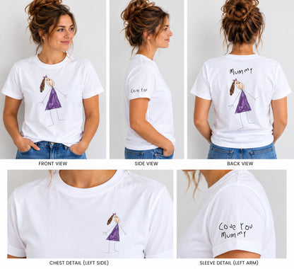 T-Shirt for Mums - Made From Children's Artwork