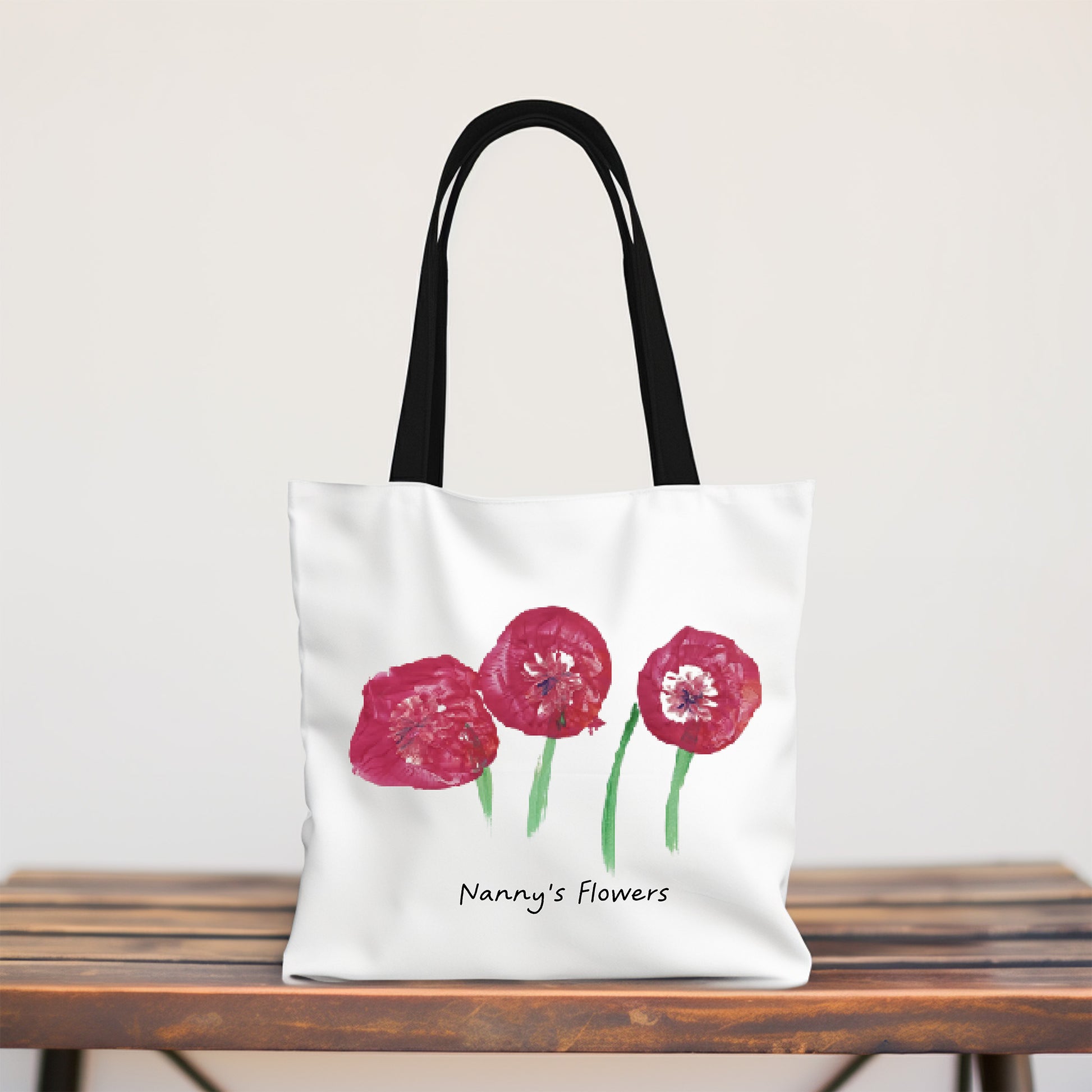 Canvas Tote Bag for Nanny printed with your Child's Painting or Drawing | Little Heirloom 