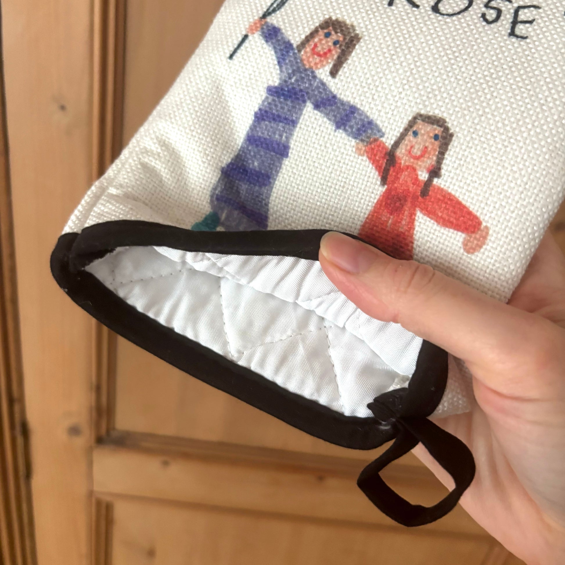 Oven Mitt made using Children's Artwork | Gifts for Mums | Little Heirloom