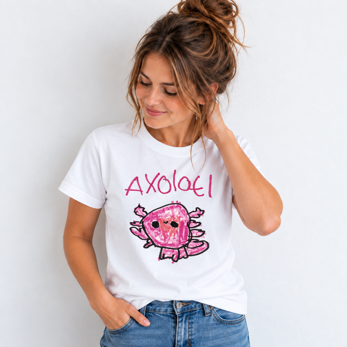 T-Shirt for Mums - Made From Children's Artwork
