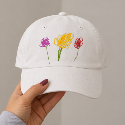 Caps for Mums - Made From Children's Artwork