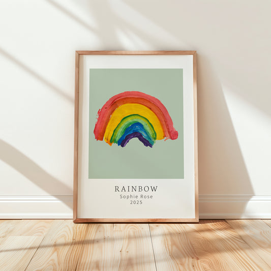 Full Colour Digital Art Print Made From Your Children's Artwork