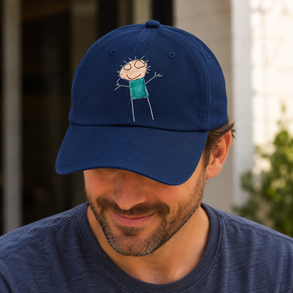 Caps for Dads - Made From Children's Artwork
