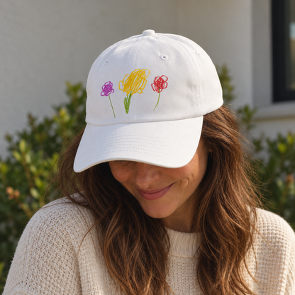 Caps for Mums - Made From Children's Artwork