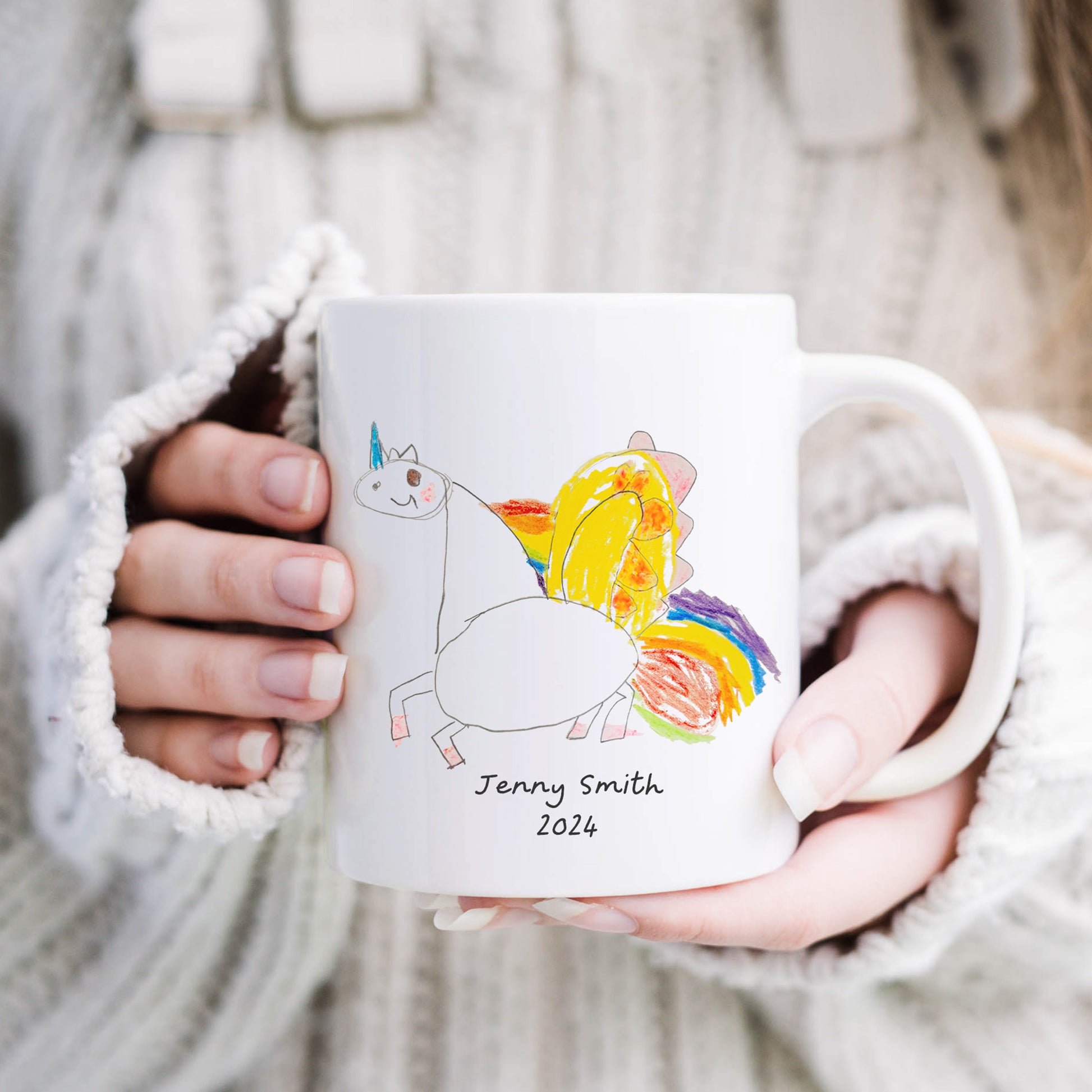 Mug with Child's Artwork on it | Little Heirloom